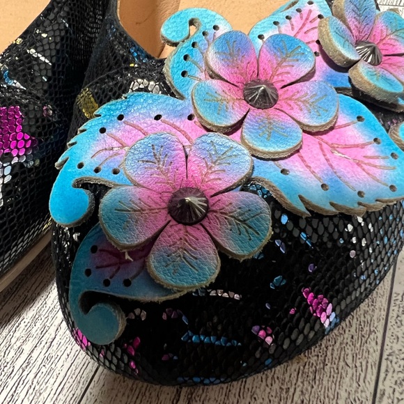 Socofy Leather wearable art shoes pumps size size 36 -5-5.5 - Picture 15 of 15